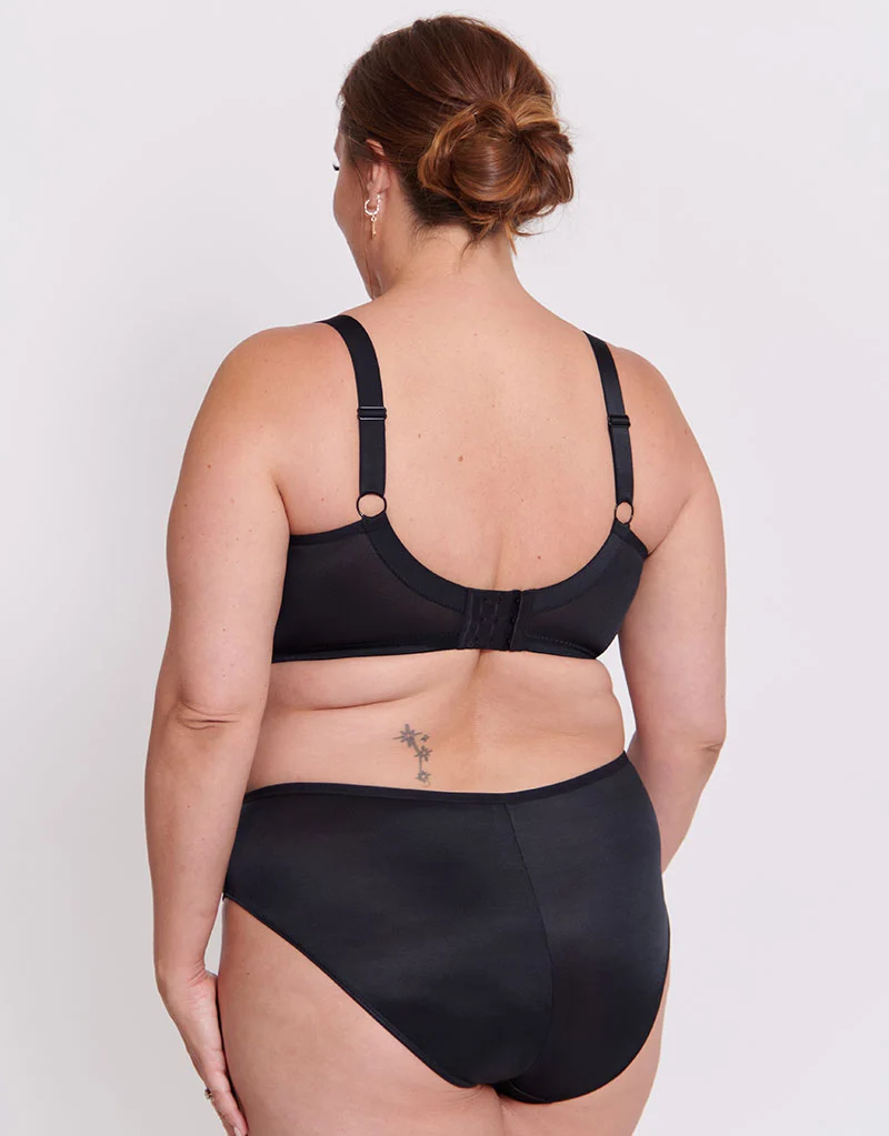 Adella Athena Wild High Leg Brief Black