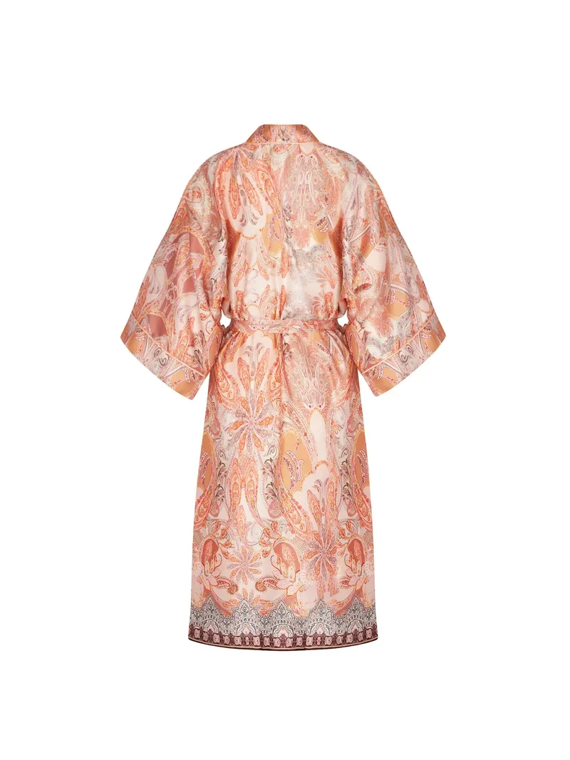 Lise Charmel - Mittellanges Negligé-Kleid Voyage Splendeur Charme Peche