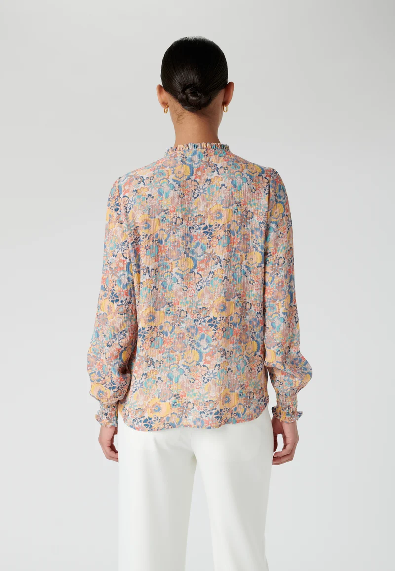 Ina Freesia Peacock Blouse