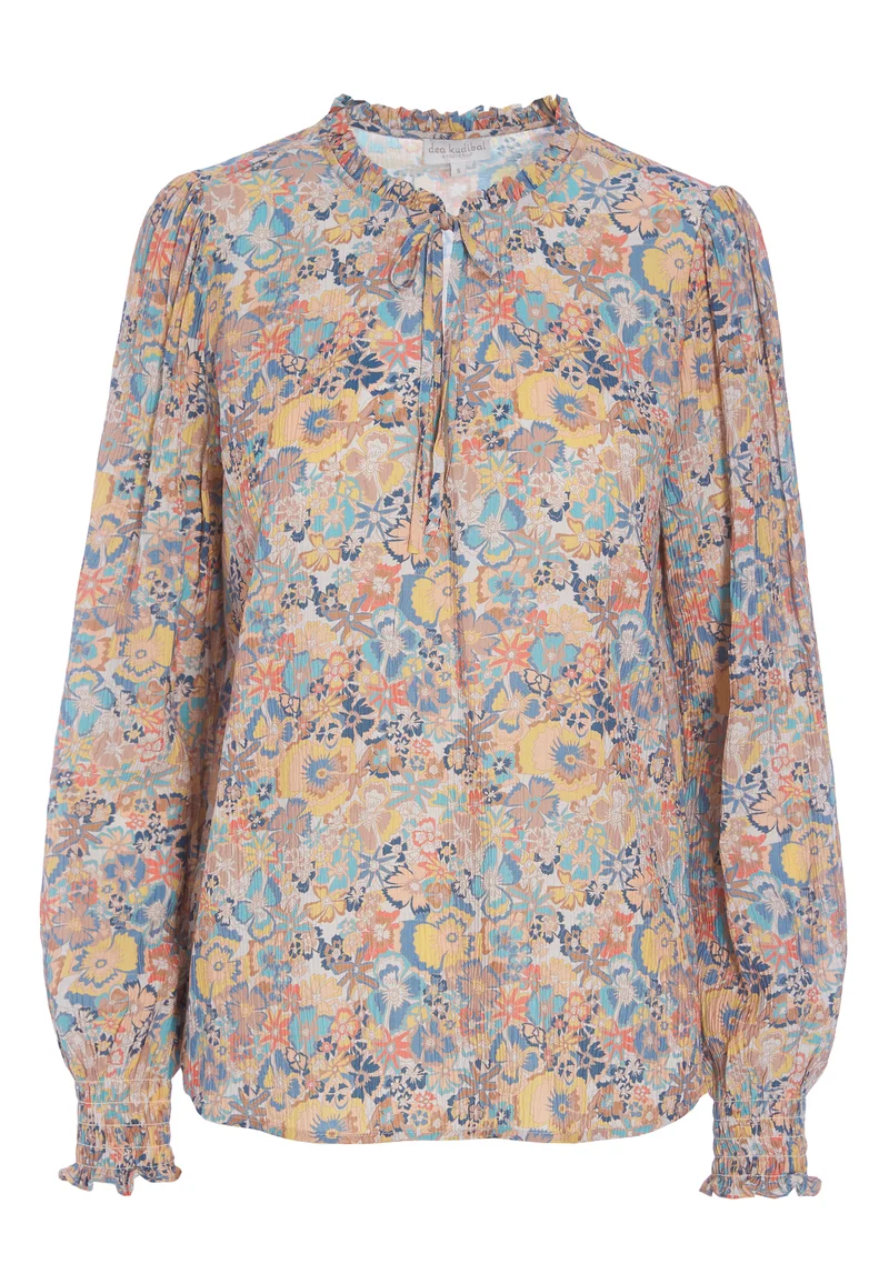 Ina Freesia Peacock Blouse