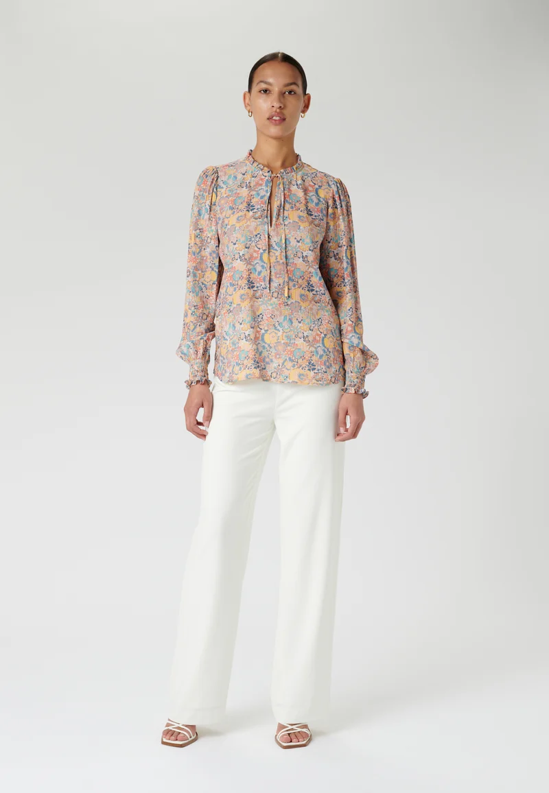 Ina Freesia Peacock Blouse