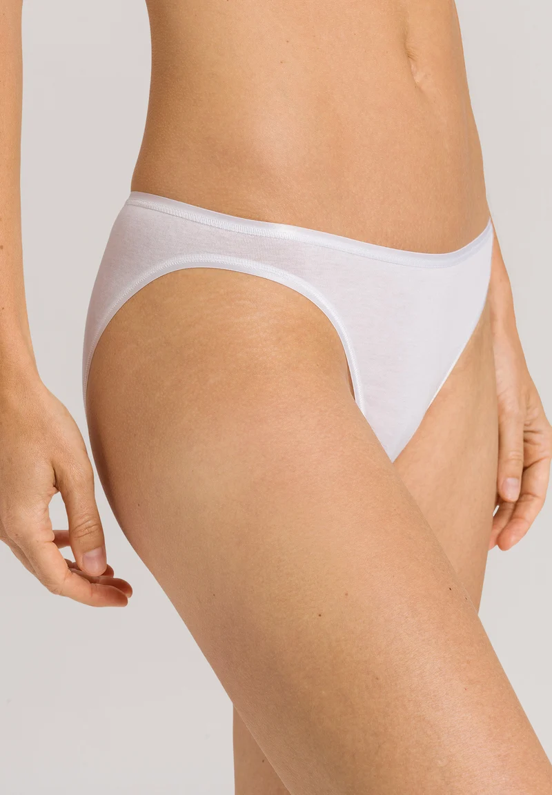 Cotton Seamless Mini Briefs | white 071624-070101