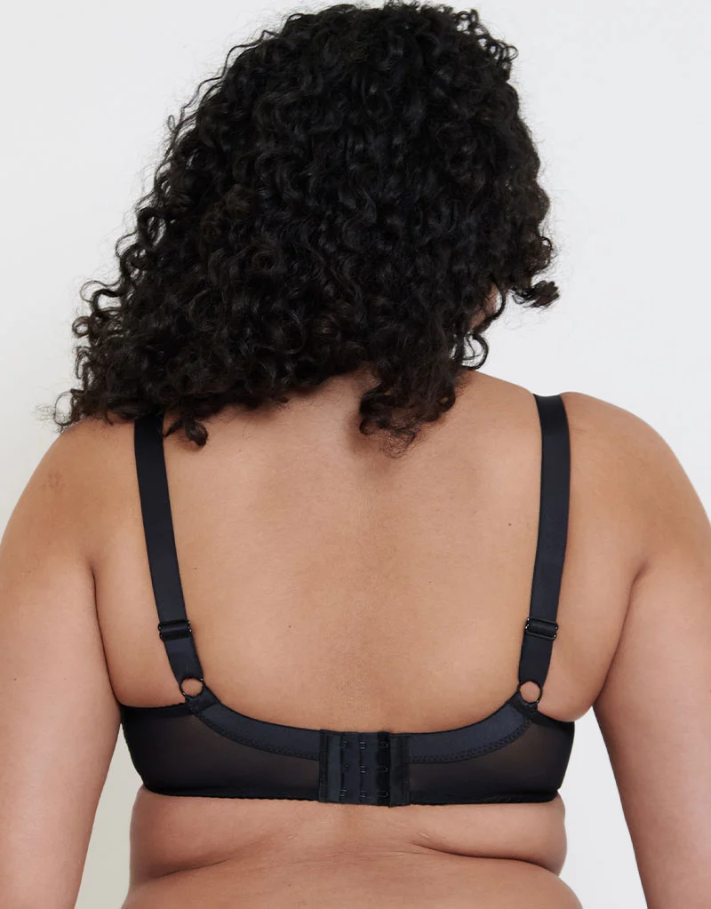 Flirtelle Isla Padded Balcony Bra Black