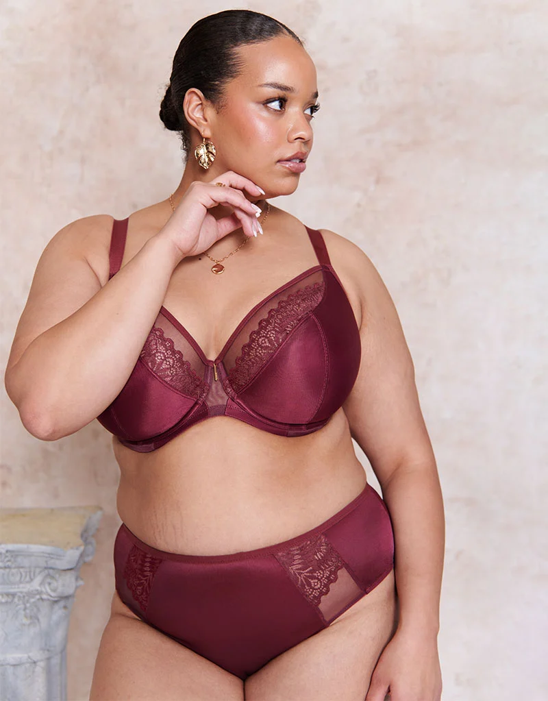 Adella Kin Full Brief Oxblood