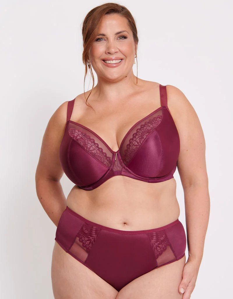 Adella Kin Full Brief Oxblood