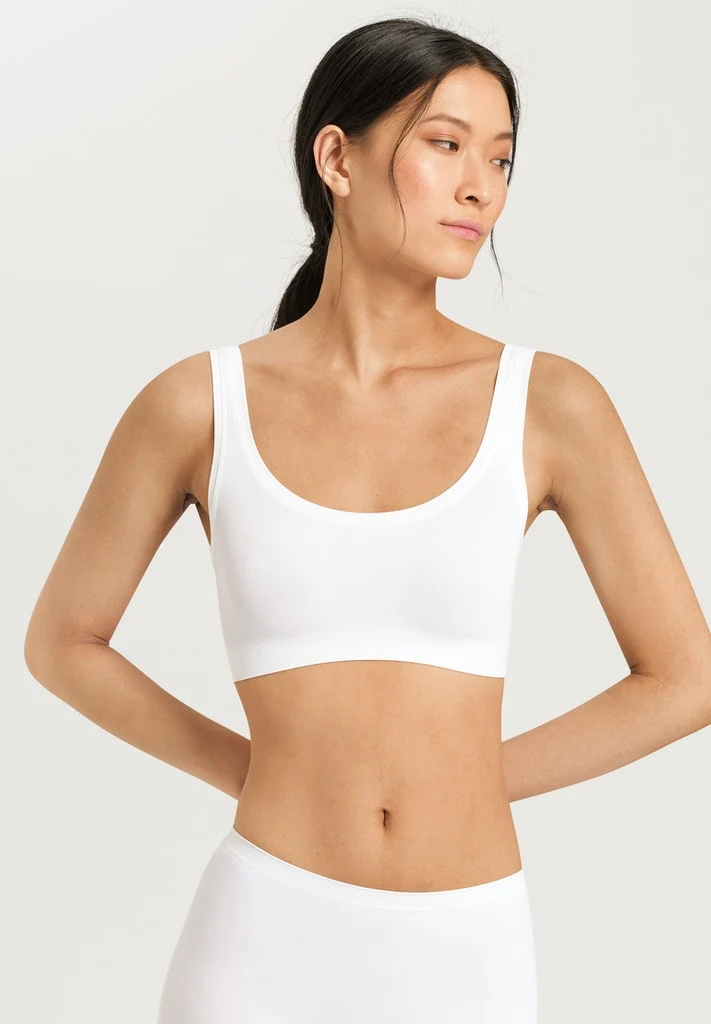 Touch Feeling Crop Top White