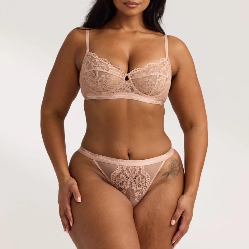 Blossom Balcony Bra - Dusty Rose