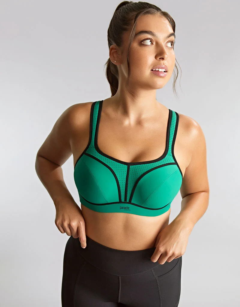 Panache Power Sports Bra Green