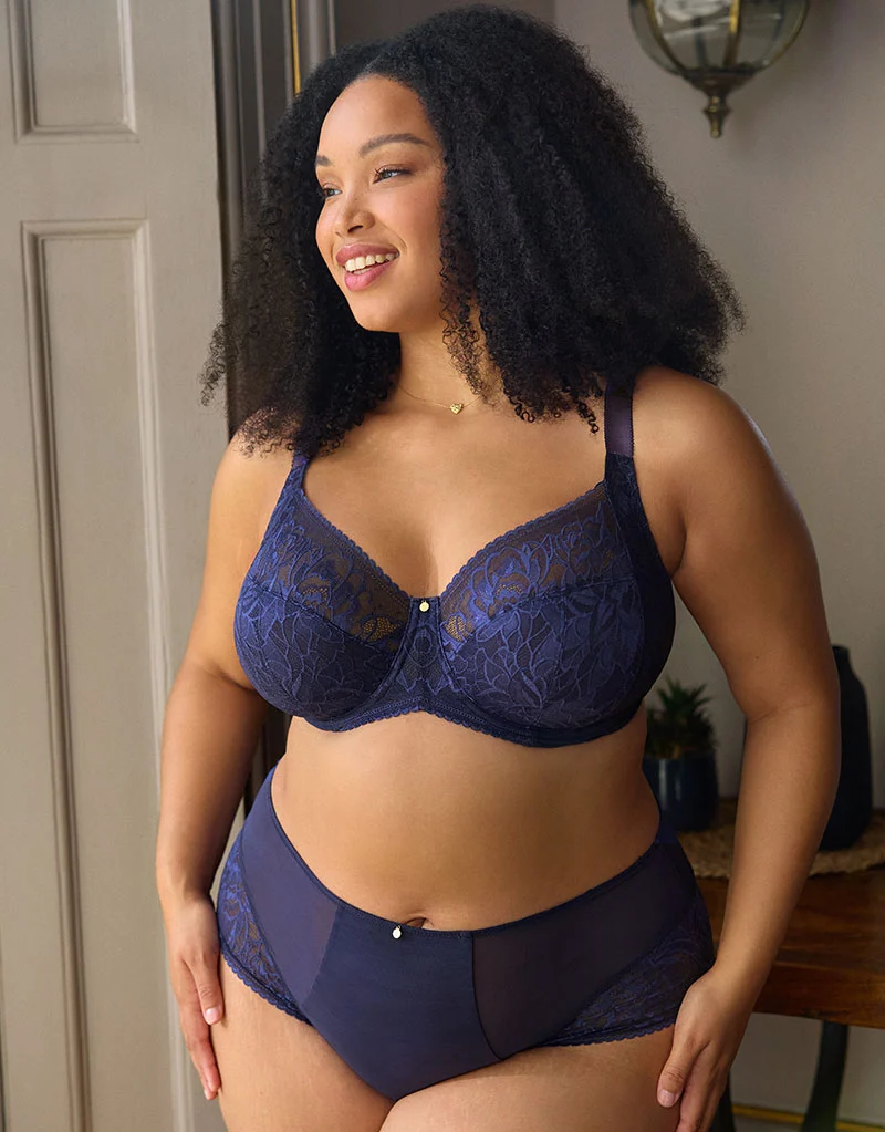 Sculptresse By Panache Dream High Waist Brief Navy Blue