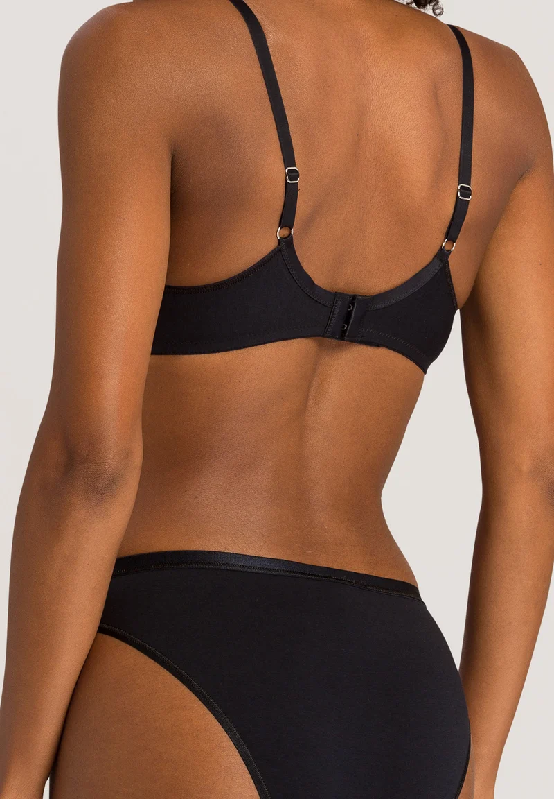 Cotton Sensation U/wire Bra | black 071363-070019
