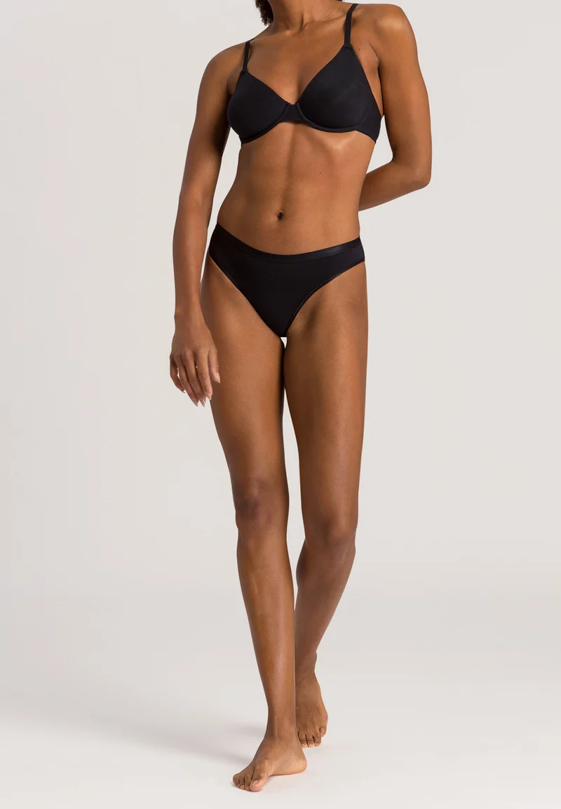 Cotton Sensation U/wire Bra | black 071363-070019
