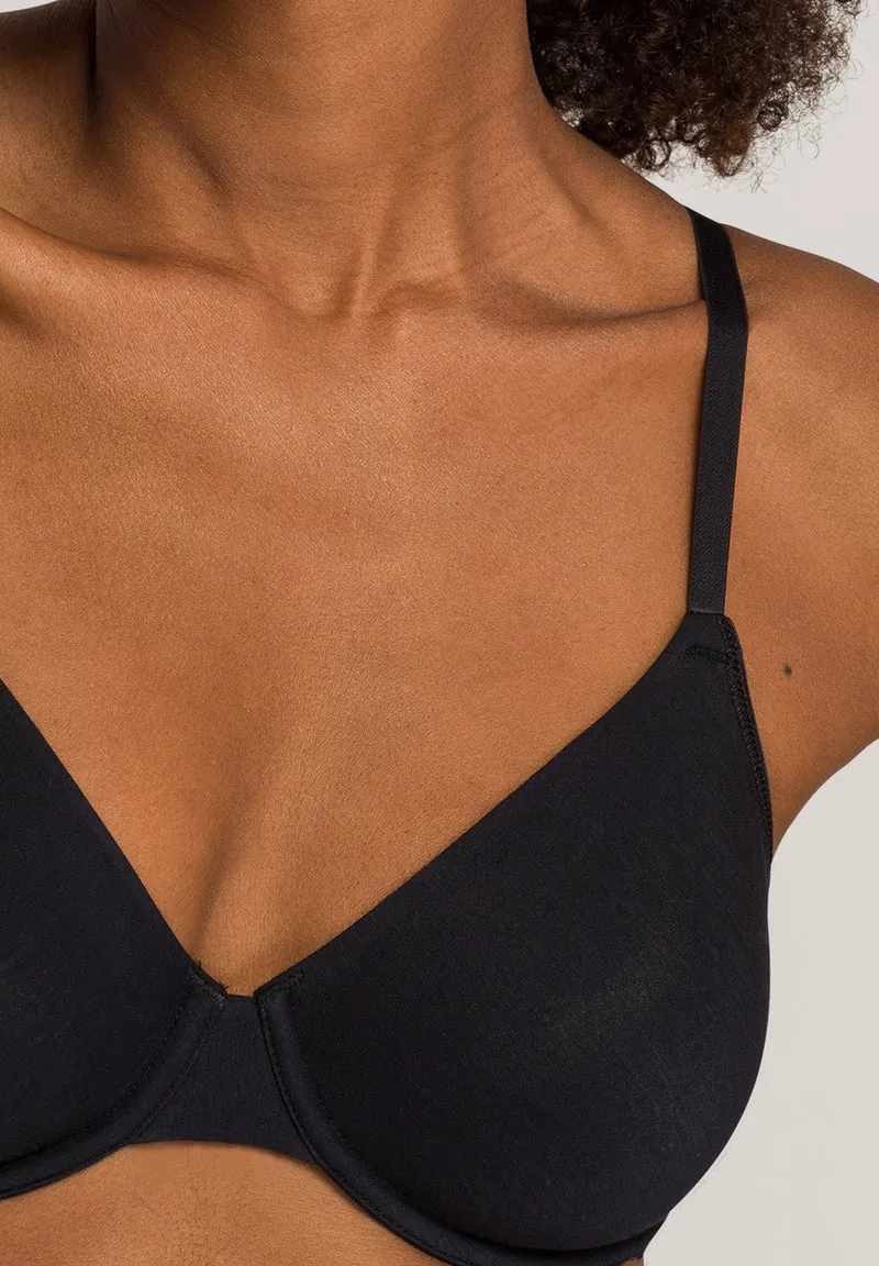 Cotton Sensation U/wire Bra | black 071363-070019