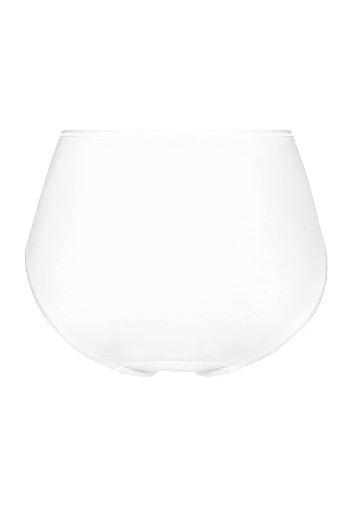 Cotton Seamless Maxi Briefs White