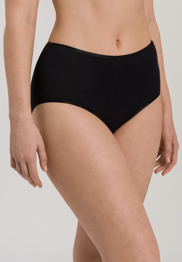 Cotton Seamless Maxi Briefs Black