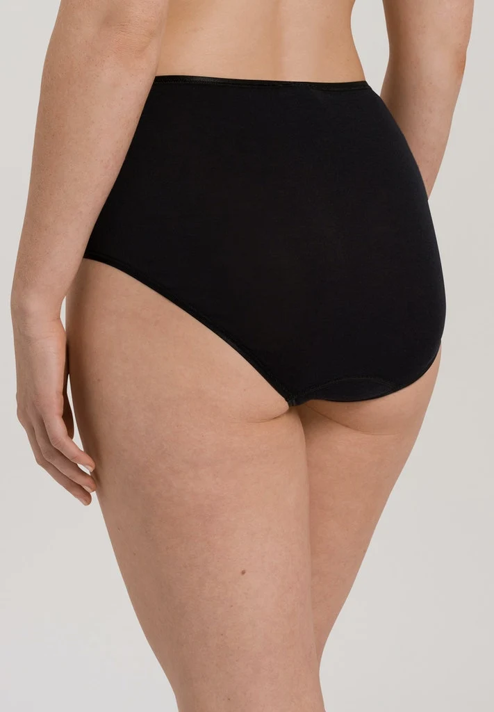 Cotton Seamless Maxi Briefs Black