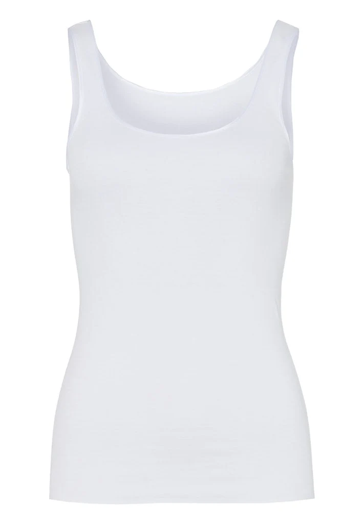 Cotton Seamless Tank Top White