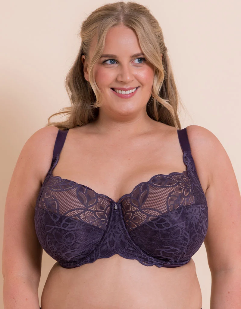 Curvy Kate Lovelace Full Cup Side Support Bra Deep Purple
