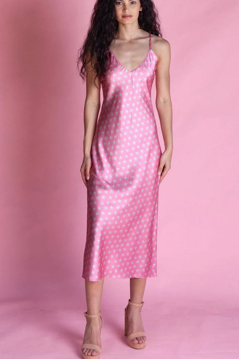 Lucy's Blushing Stars Midi Slip