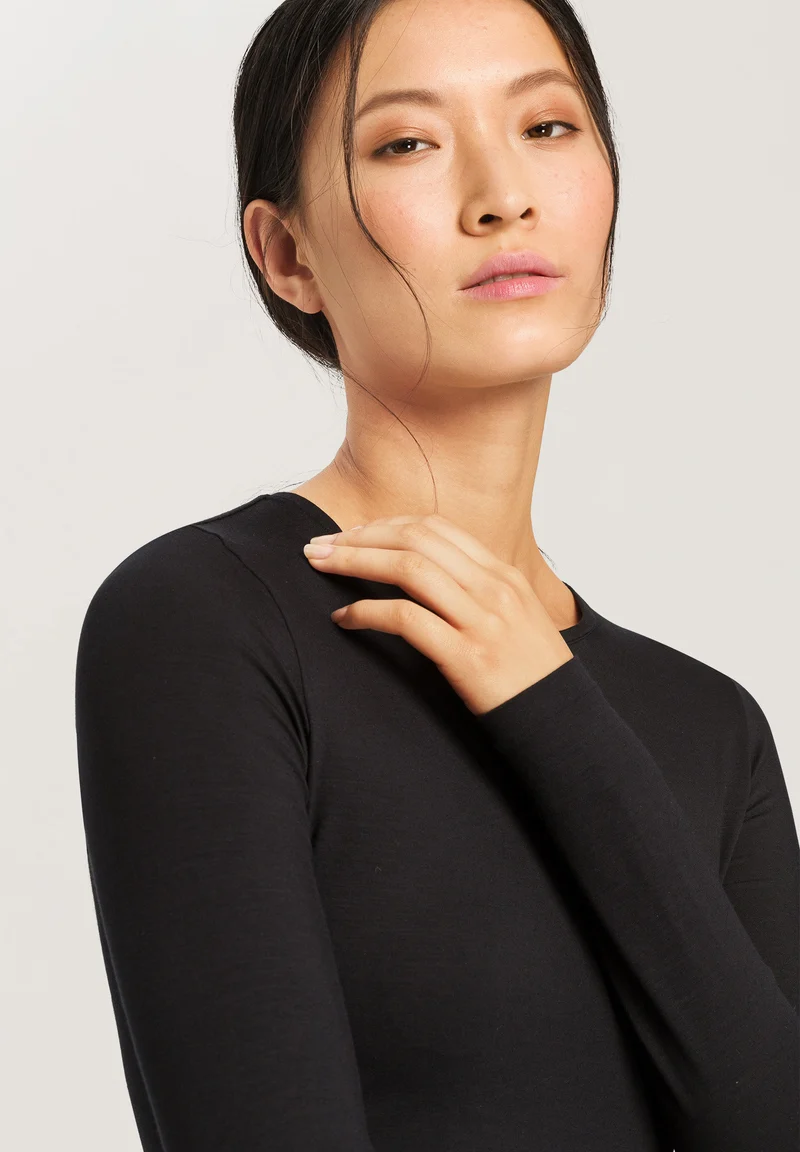 Soft Touch L/SLV Shirt | black 071259-070019