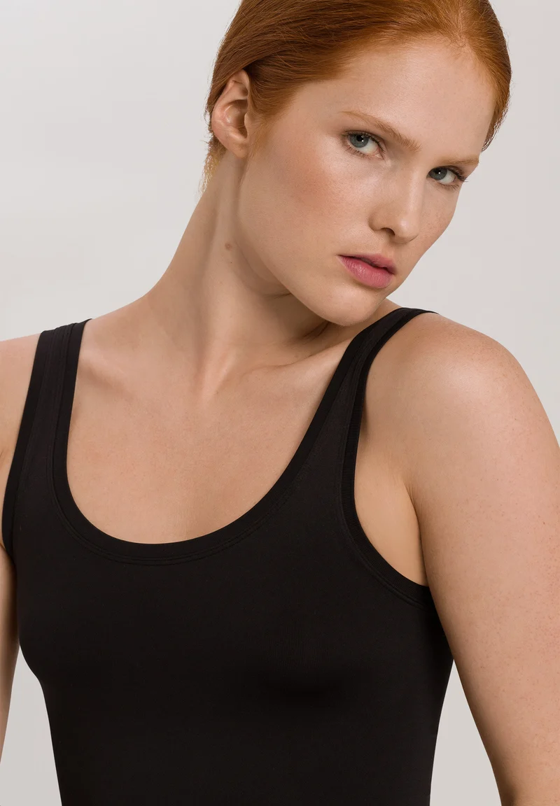 Touch Feeling Tank Top | black 071814-070199