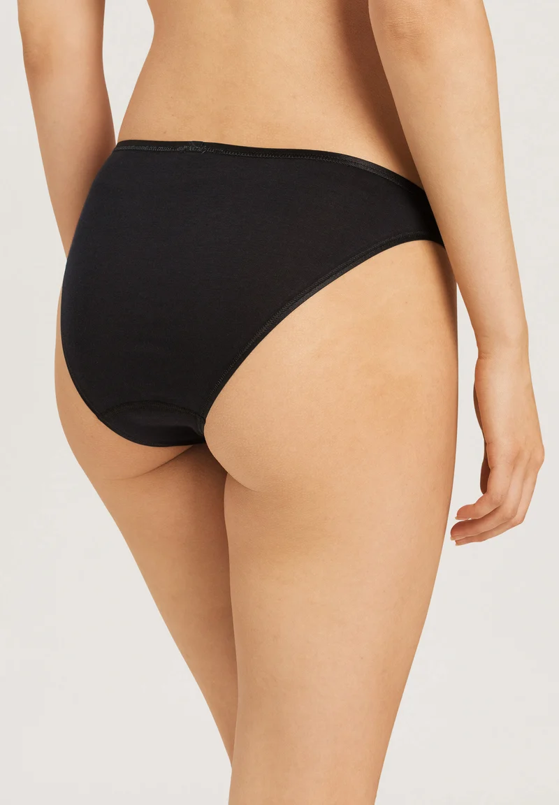 Cotton Seamless Mini Briefs | black 071624-070019