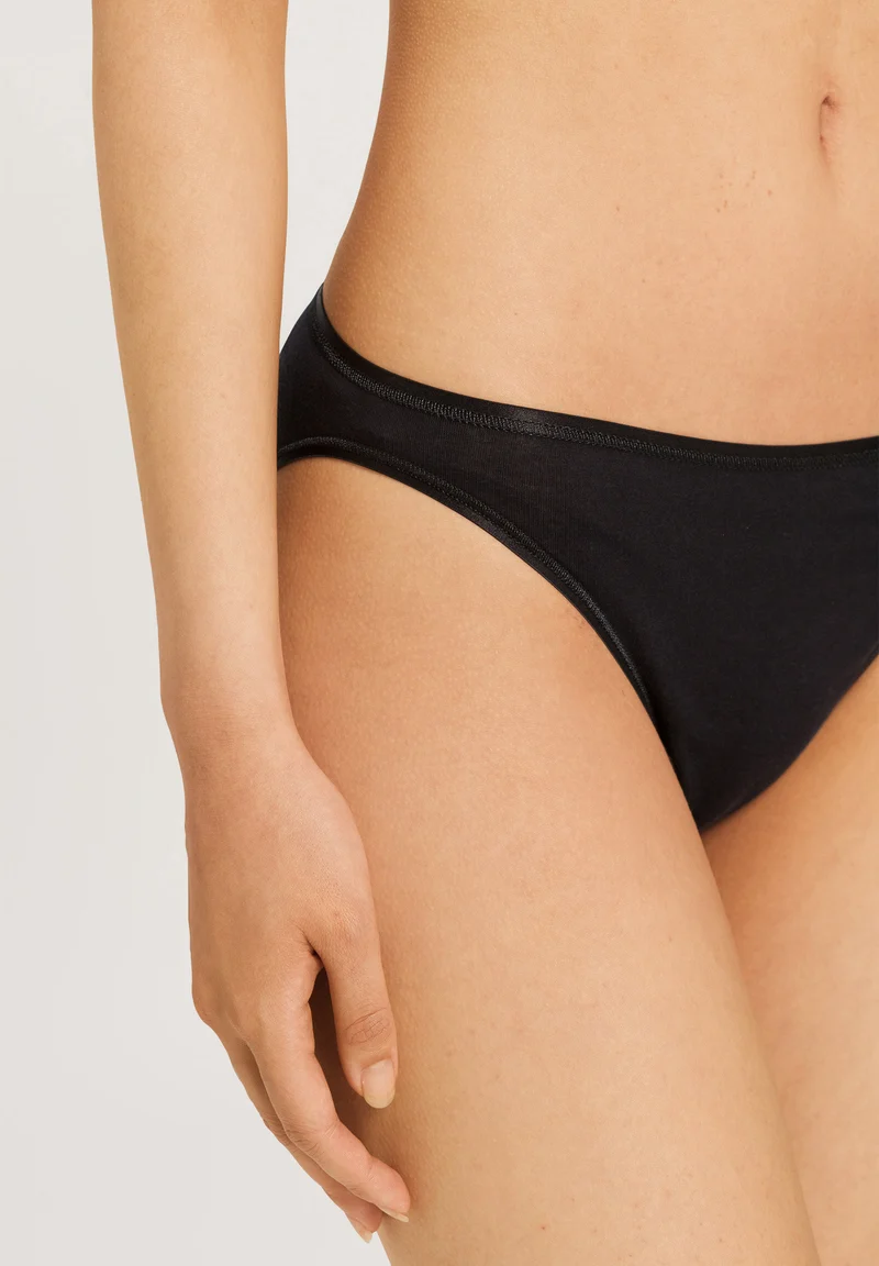Cotton Seamless Mini Briefs | black 071624-070019