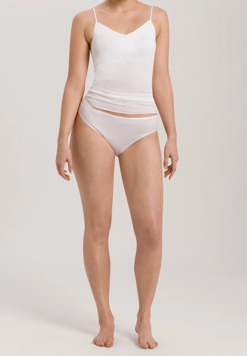 Cotton Seamless Padded Spaghetti Top | white 071605-070101