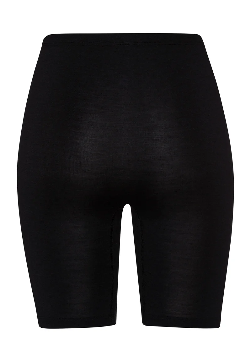 Woolen Silk Shortleg Pants | black 071421-070018