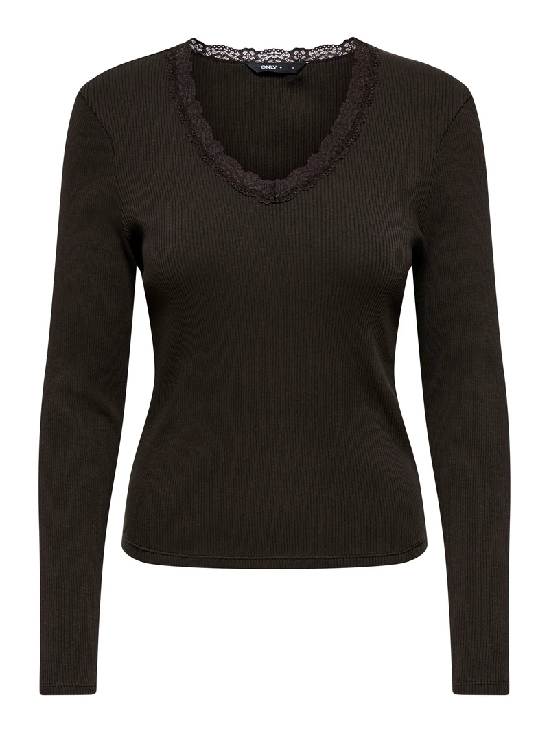 ONLSARA SHARAI L/S V-NECK TOP JRS