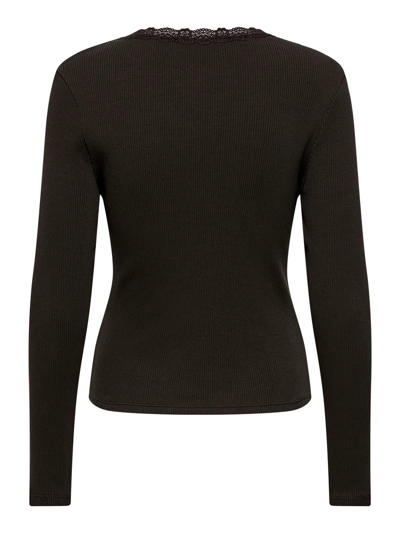 ONLSARA SHARAI L/S V-NECK TOP JRS
