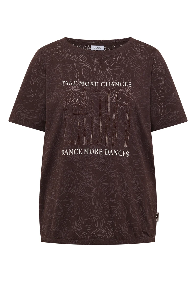 T-Shirt in Ausbrenner-Optik