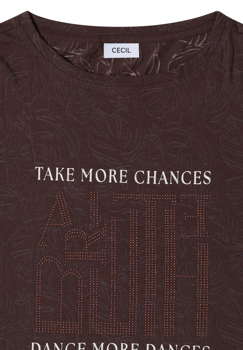 T-Shirt in Ausbrenner-Optik