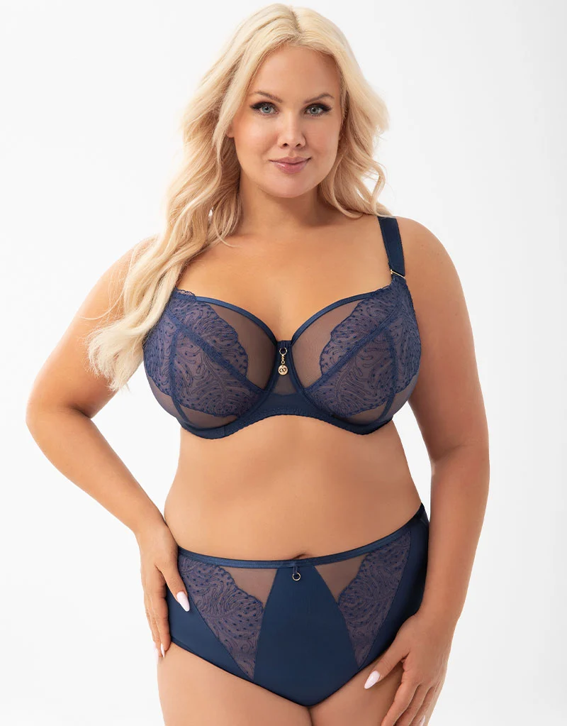 Gorsenia Narcisa Full Brief Navy Blue