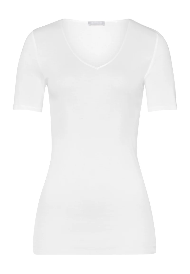 Cotton Seamless S/SLV Shirt | white 071603-070101