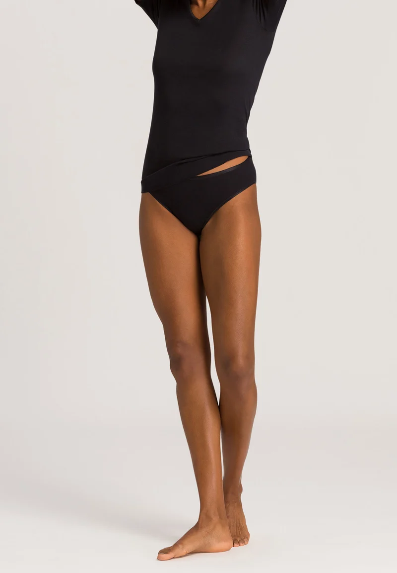 Cotton Seamless S/SLV Shirt | black 071603-070019