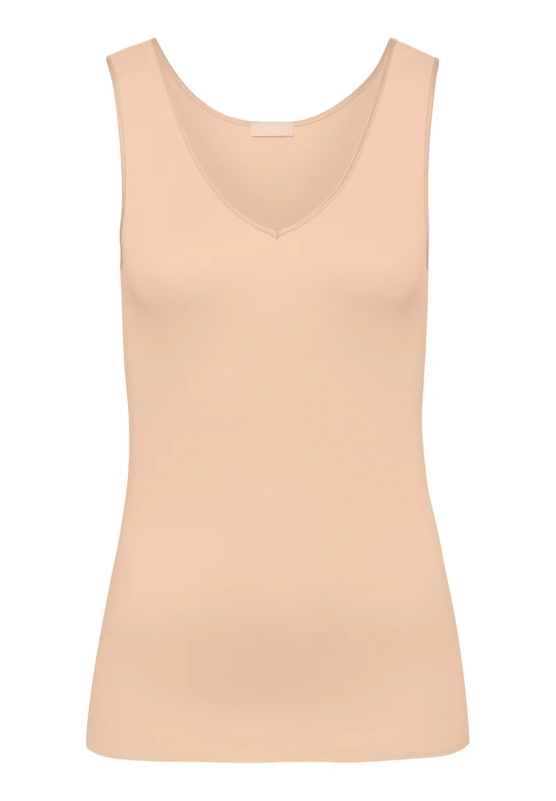 Cotton Seamless Tank Top | beige 071602-070274