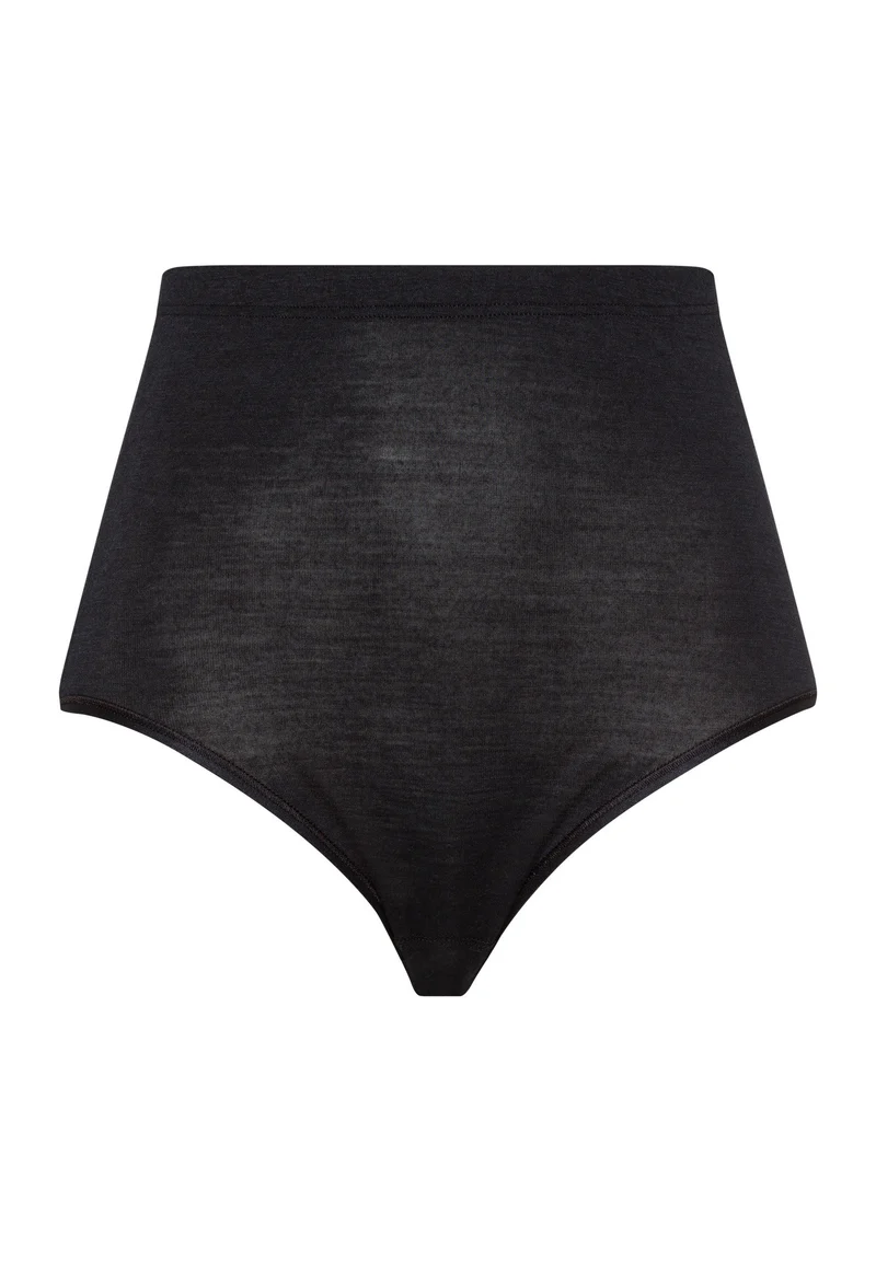 Woolen Silk Maxi Briefs | black 071420-070018
