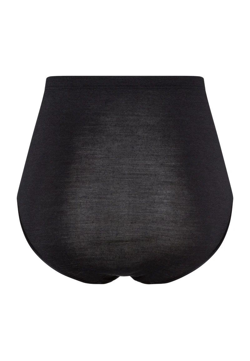Woolen Silk Maxi Briefs | black 071420-070018