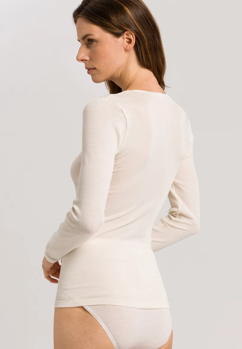 Woolen Silk L/SLV Shirt | cygne 071418-070795