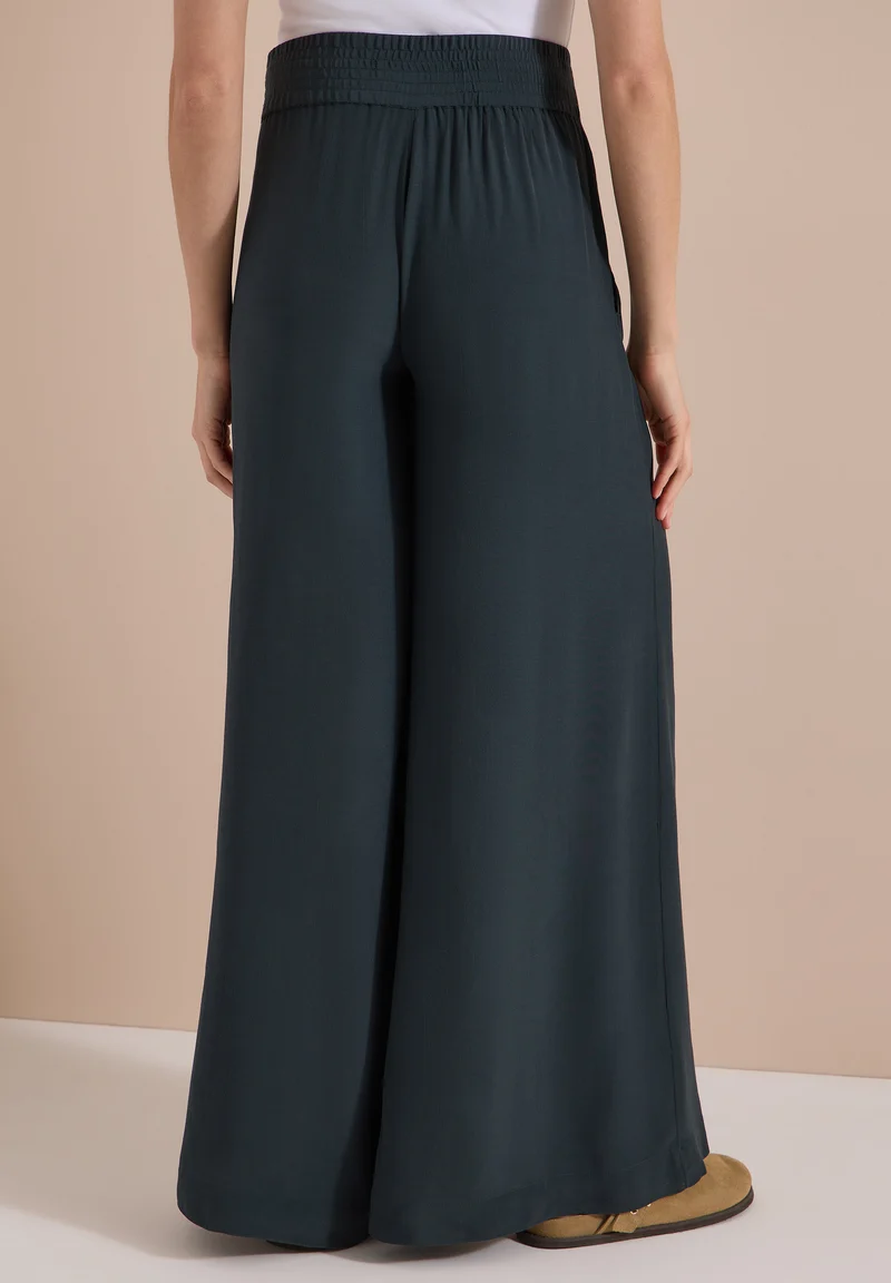 High Waist Wide Leg Hose im Loose Fit