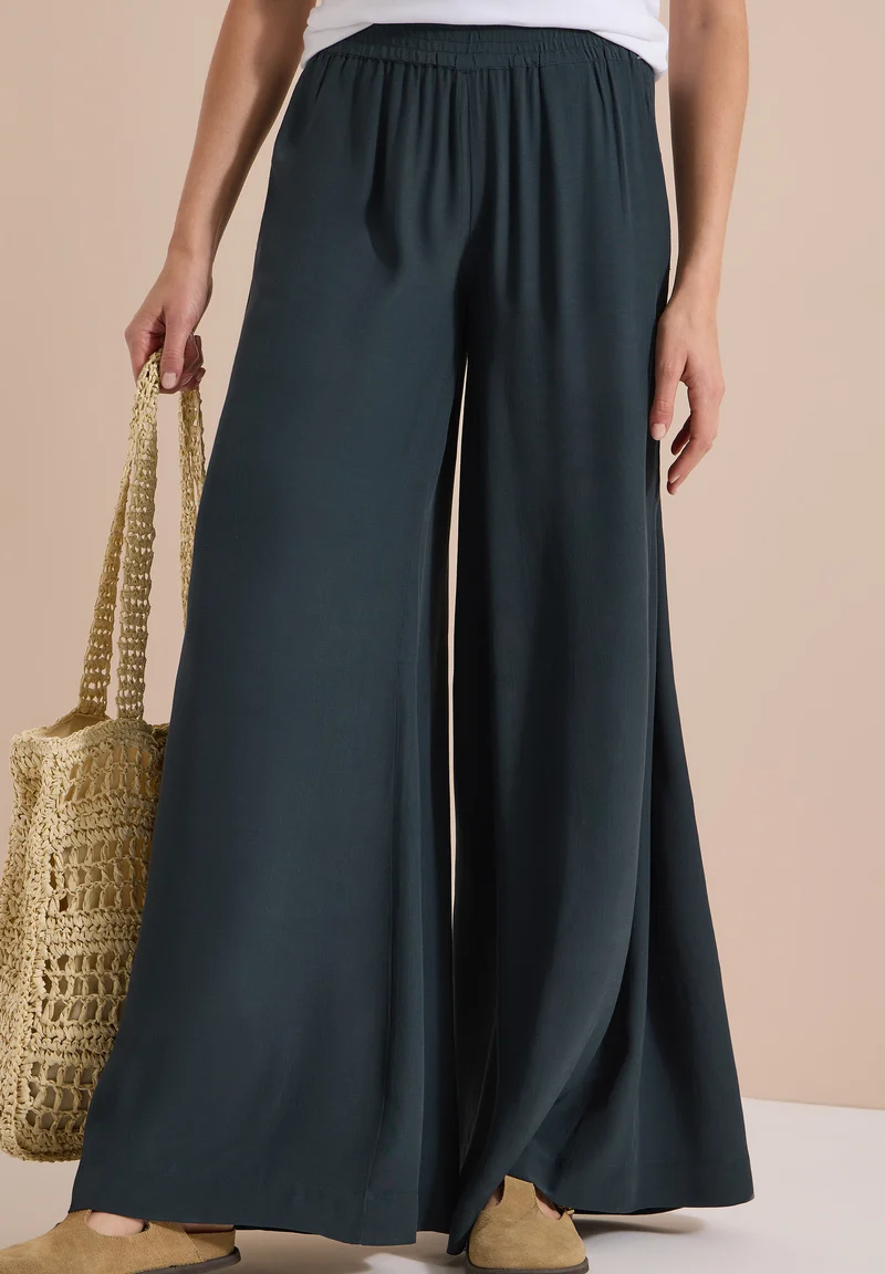High Waist Wide Leg Hose im Loose Fit