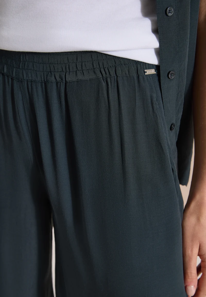 High Waist Wide Leg Hose im Loose Fit