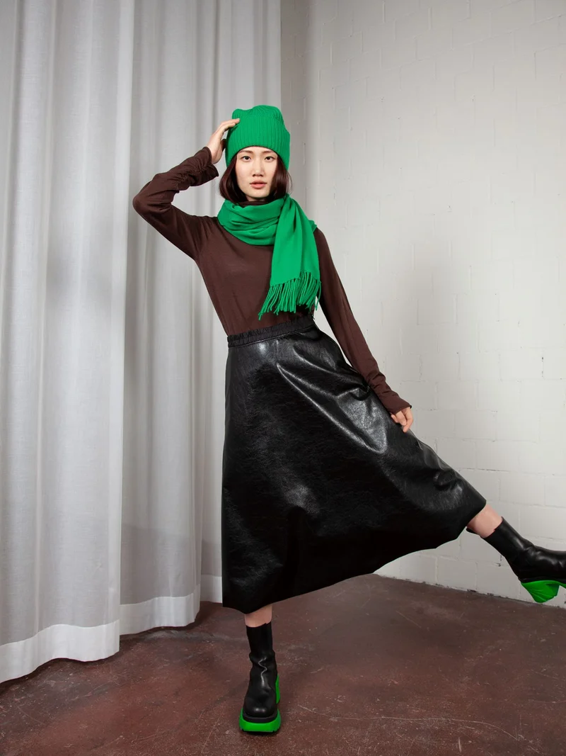 Vivid Green Beanie