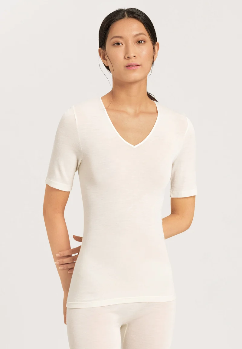 Woolen Silk S/SLV Shirt | cygne 071417-070795