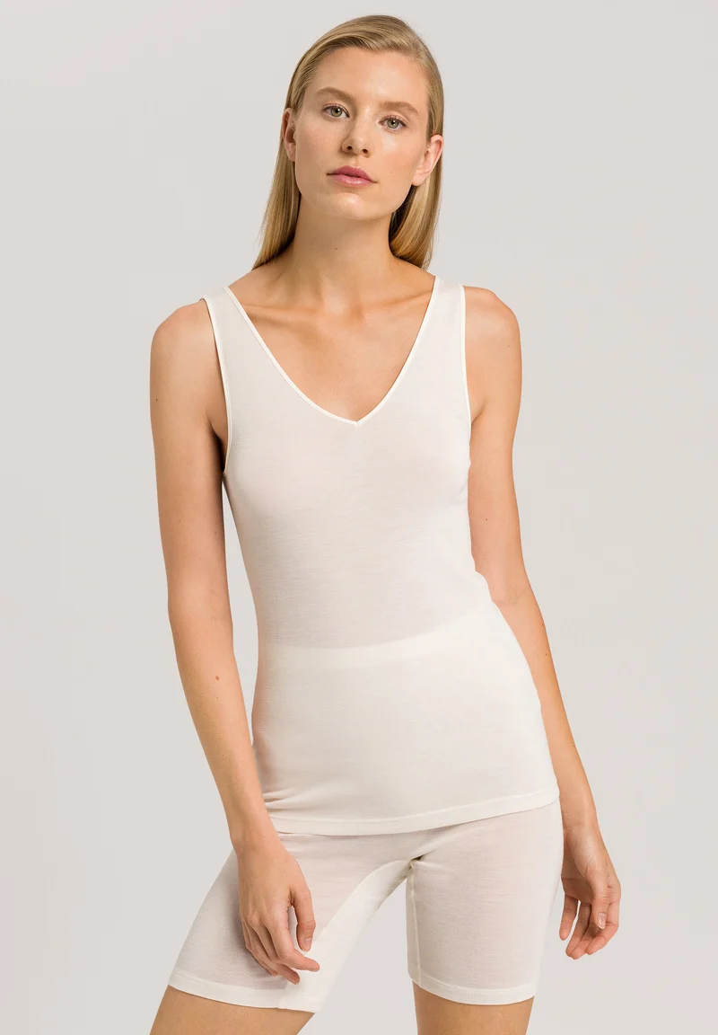 Woolen Silk Tank Top | cygne 071416-070795