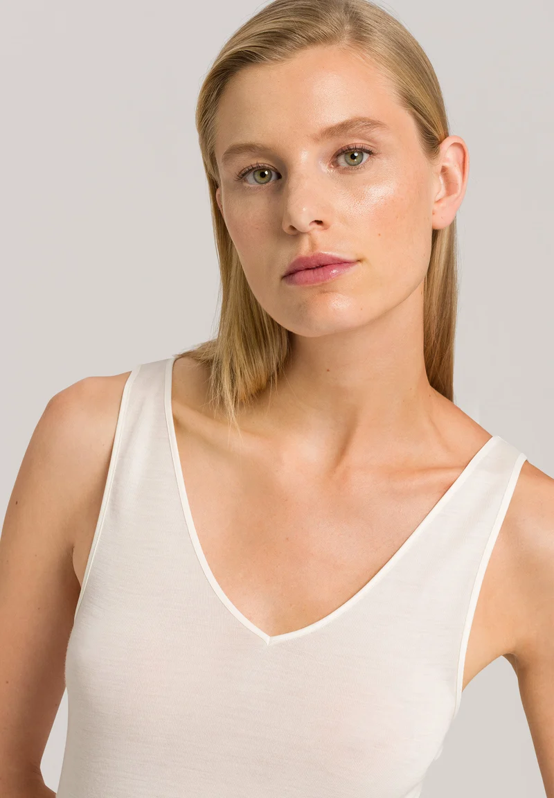 Woolen Silk Tank Top | cygne 071416-070795