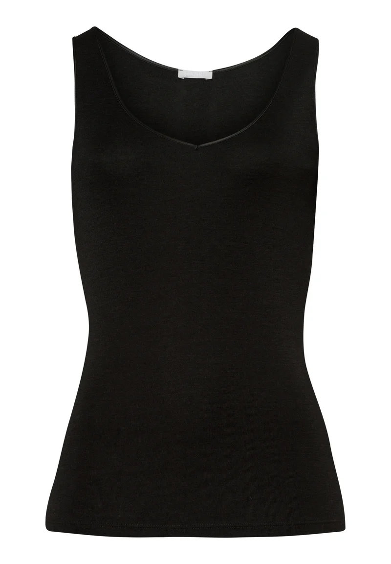 Woolen Silk Tank Top | black 071416-070018