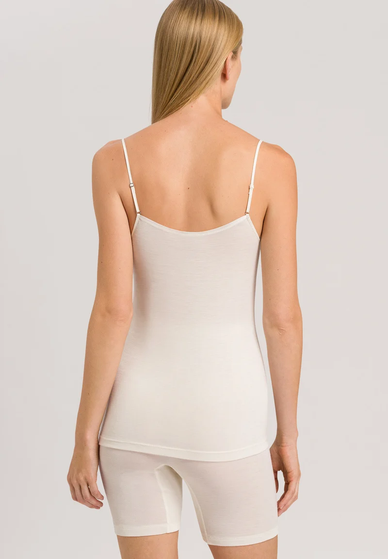 Woolen Silk Spaghetti Top | cygne 071415-070795