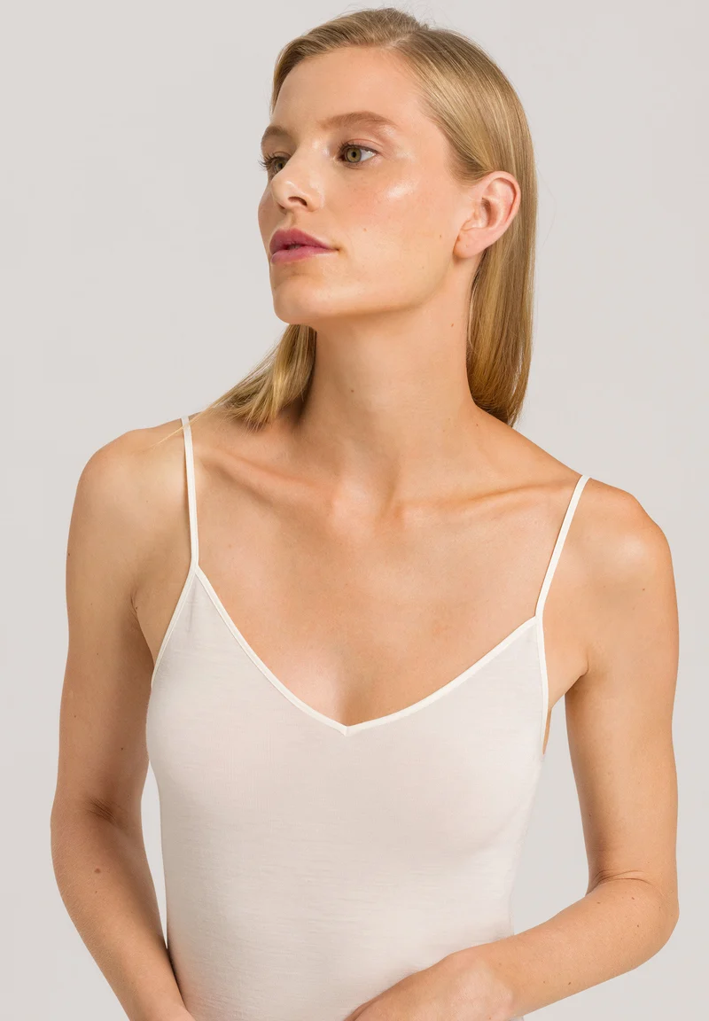 Woolen Silk Spaghetti Top | cygne 071415-070795