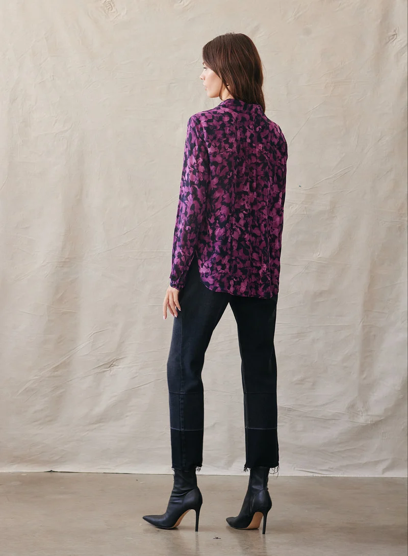 Berry Floral Hipster Shirt
